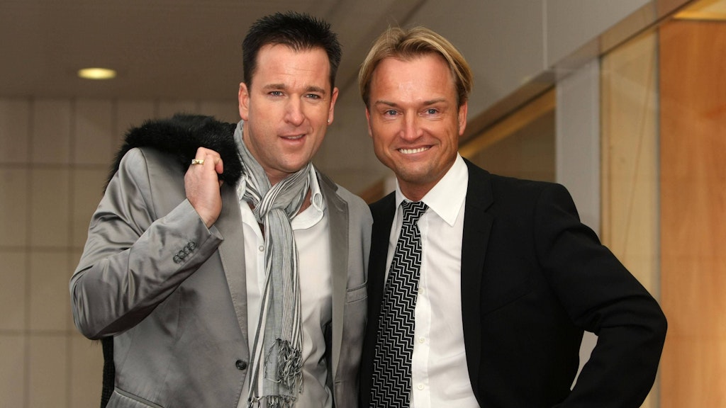 Michael Wendler und Markus Krampe im Jahr 2010. 