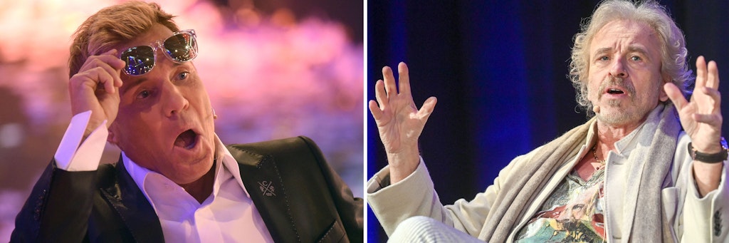 Sprüche-Scharmützel: Dieter Bohlen und Thomas Gottschalk. 