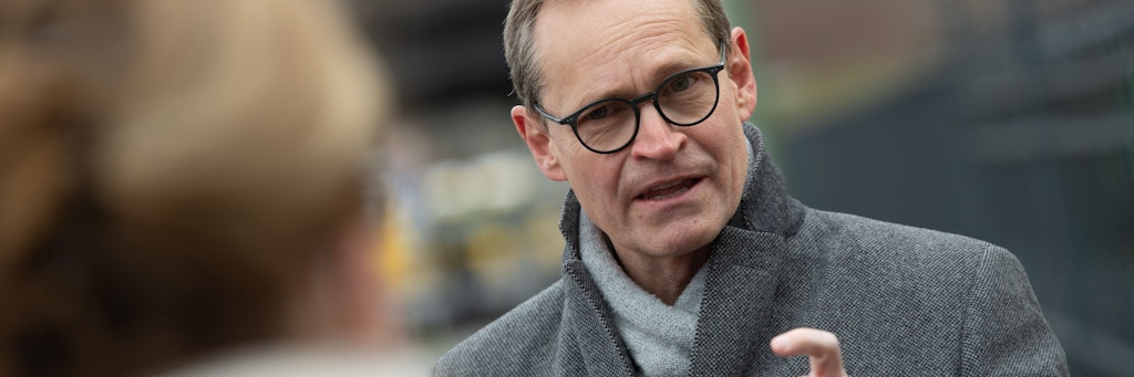 Michael Müller (SPD), Regierender Bürgermeister von Berlin.
