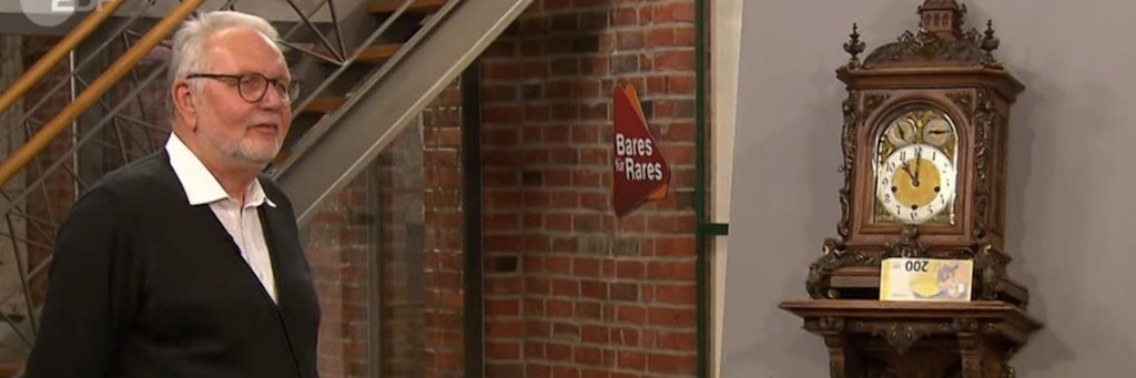 Verkauft seine alte, defekte Wanduhr bei „Bares für Rares“: Holger Claus.