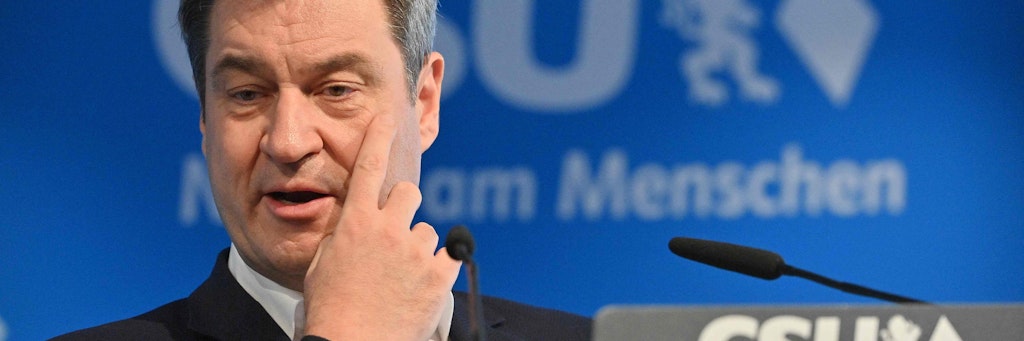 Markus Söder gab in München bekannt: Die CDU soll allein über den Unions-Kanzlerkandidaten entscheiden.