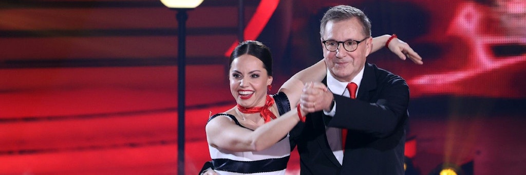 Jan Hofer und Christina Luft legen bei „Let's Dance“ eine flotte Sohle aufs Parkett.