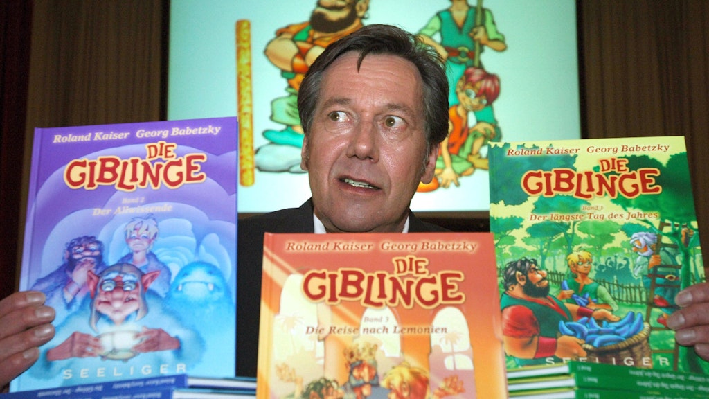 Roland Kaiser hat bereits Kinderbücher veröffentlicht, die nach seiner Idee entstandenen und von ihm mit verfassten Bücher „Die Giblinge“.