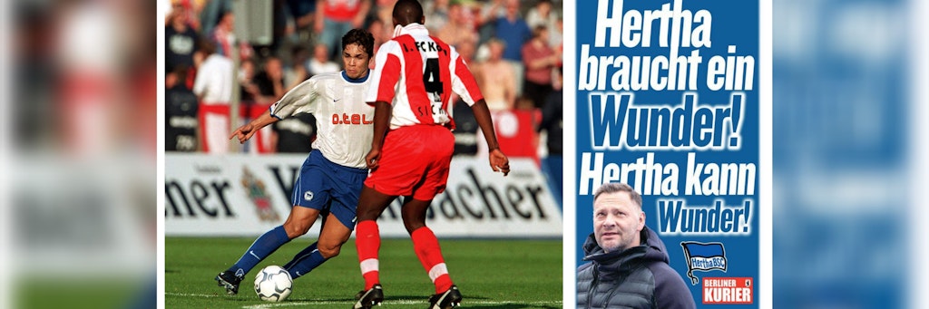 Herthas Alex Alves traf im Jahr 2000 im Spiel gegen den 1. FC Köln aus 52 Metern und trug sich in die Geschichtsbücher ein. 