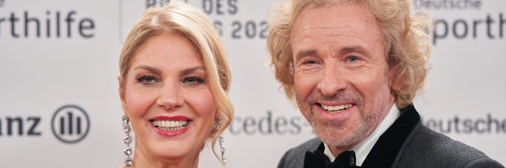 Entertainer Thomas Gottschalk und seine neue Lebensgefährtin Karina Mroß