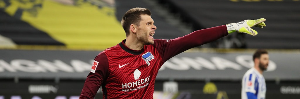 Hertha-Keeper Rune Jarstein wurde positiv auf Covid-19 getestet und fehlt im Derby gegen den 1. FC Union.