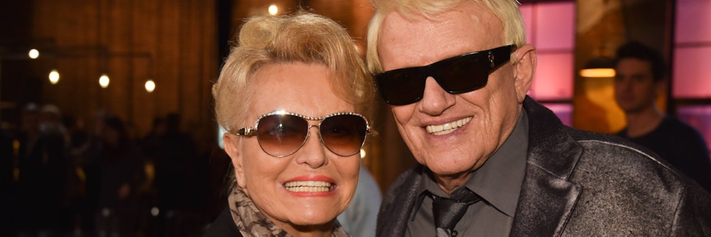 Sänger Heino mit seiner Ehefrau Hannelore Kramm zu Gast in der WDR Talkshow Kölner Treff.