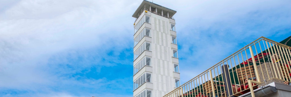 Der Müggelturm in Köpenick ist ein beliebtes Ausflugsziel in Nicht-Corona-Zeiten. Jetzt wird er zum Schnelltest-Zentrum.