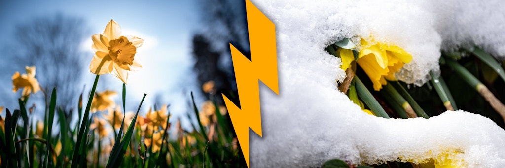 Am Wochenende gibt es in ganz Deutschland ziemlich skurrile Wetterverhältnisse.