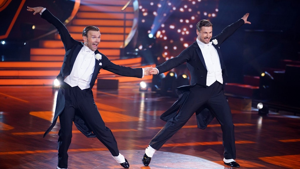 Nicolas Puschmann (r.) und Vadim Garbuzow überzeugten die Jury und Zuschauer bei „Let’s Dance“ und tanzten sich bis ins Finale.