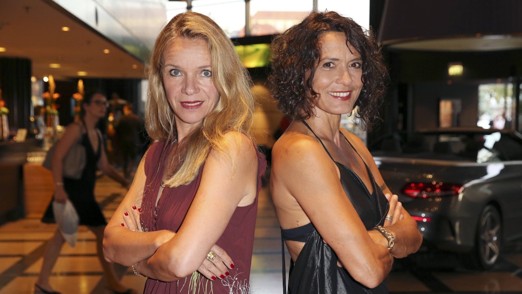 Ulrike Folkerts mit Lebensgefährtin Katharina Schnitzler