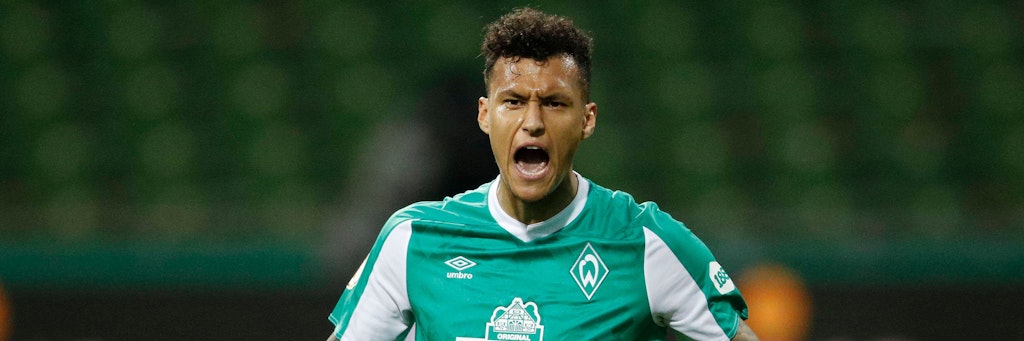Kämpft mit Werder Bremen um den Klassenerhalt und würde Hertha somit viel Geld in die Kassen spülen: Stürmer Davie Selke. 