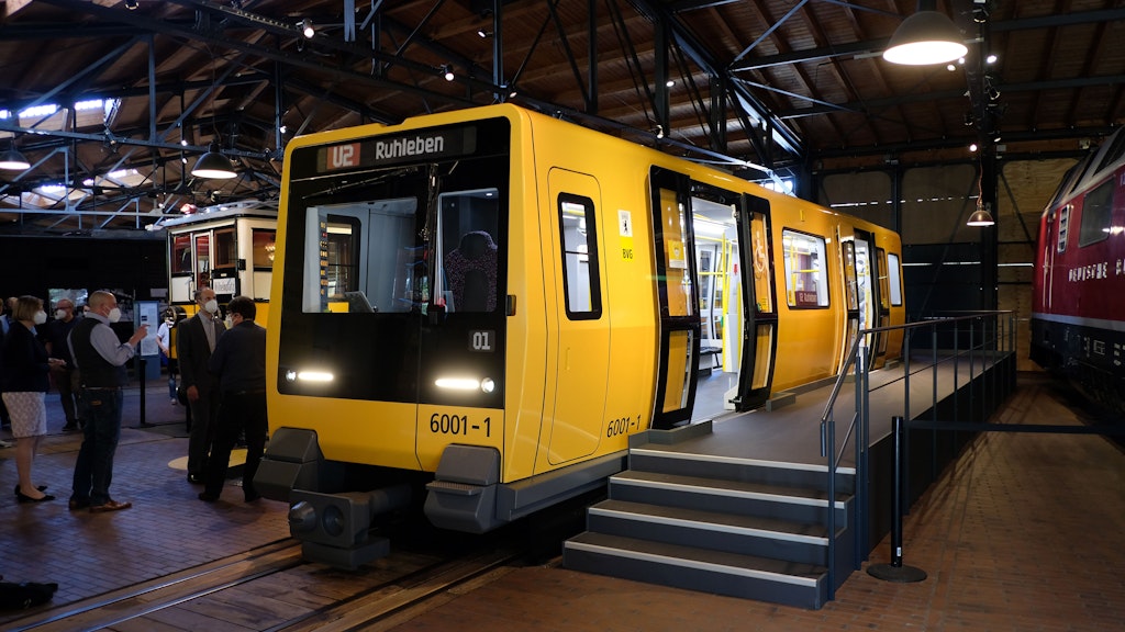 Das 1:1-Modell der neuen U-Bahn im Deutschen Tedchnikmuseum