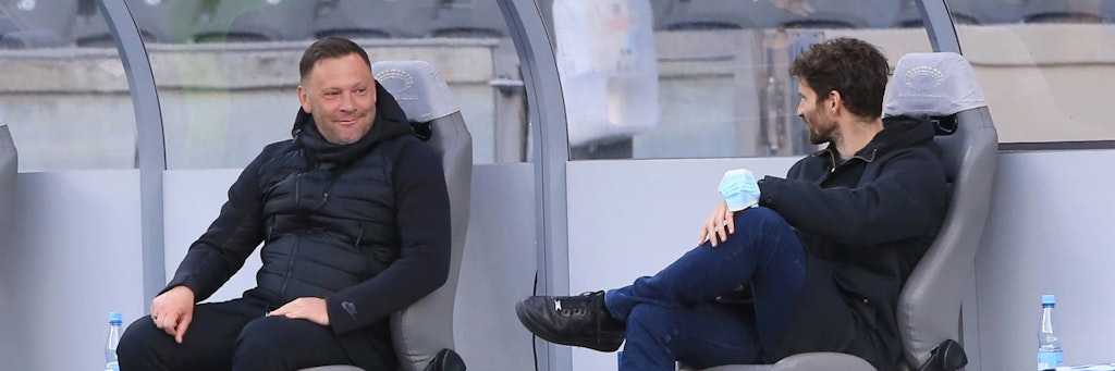 Trainer Pal Dardai und Sportdirektor Arne Friedrich haben die Rettungsmission fast geschafft.