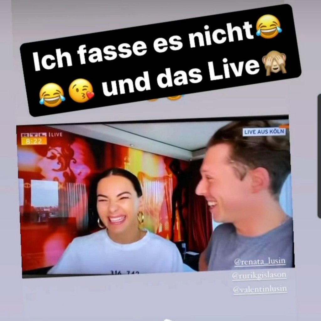 „Let’s Dance“-Profi Valentin Lusin ist geschockt über den Versprecher seiner Frau Renata.