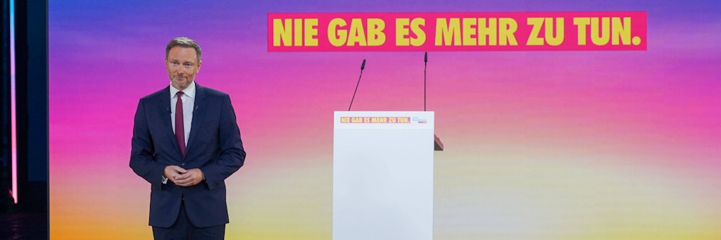 FDP-Chef und Spitzenkandidat Christian Lindner