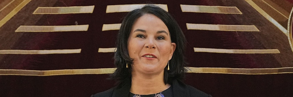 Kanzlerkandidatin Annalena Baerbock von Bündnis 90/Die Grünen.