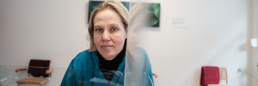 Hausärztin Sibylle Katzenstein in ihrer Neuköllner Praxis