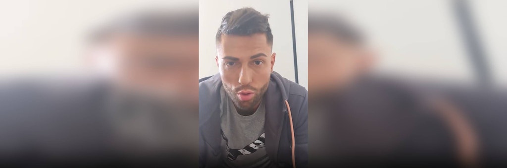 Dominik Münch meldete sich mit einem Video aus der Kölner Klinik.