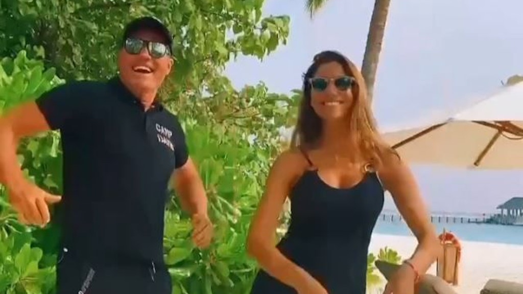 Dieter Bohlen und seine Frau Carina genießen den gemeinsamen Urlaub.