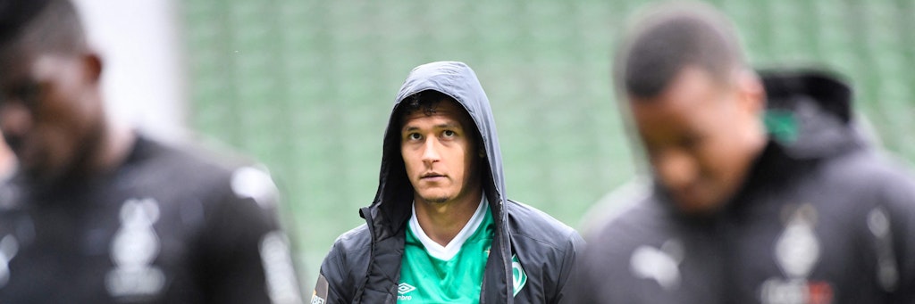 Muss mit Werder Bremen den bitteren Abstieg verkraften und blickt auch bei Hertha BSC in eine ungewisse Zukunft: Stürmer Davie Selke. 