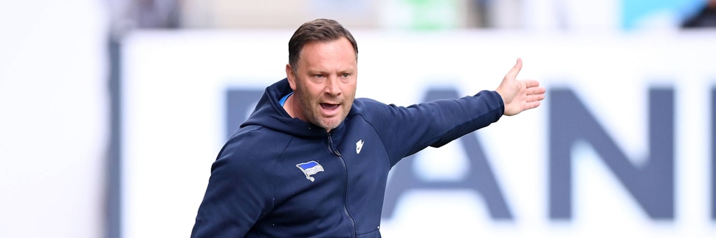 Gab bis zur letzten Minute der Saison alles und bespricht mit Fredi Bobic kommende Woche seine Zukunft: Herthas Trainer Pal Dardai. 