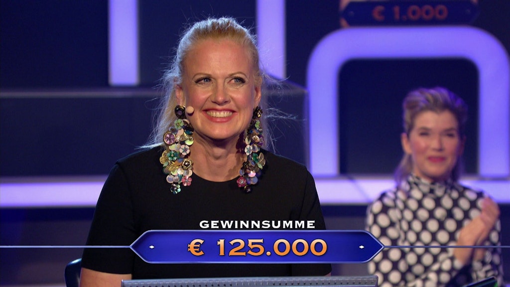 Am Ende der Spezial-Folge von „Wer wird Millionär“ ging Barbara Schöneberger mit 125.000 Euro für einen guten Zweck nach Hause.
