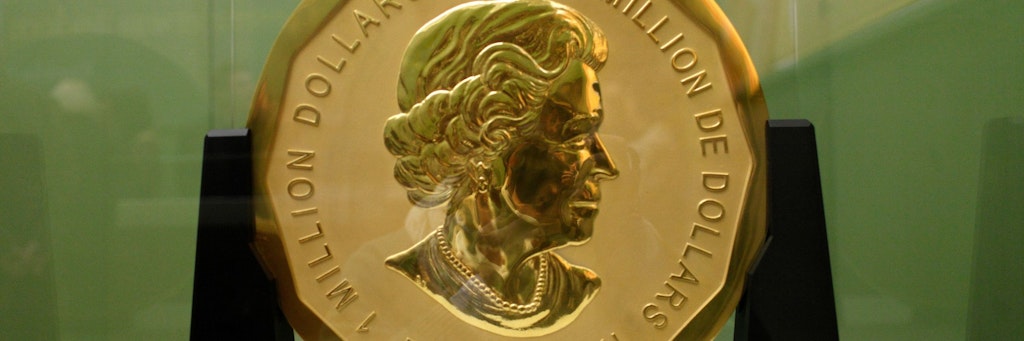 Die 100 Kilogramm schwere Goldmünze „Big Maple Leaf“ wurde aus dem Bode-Museum gestohlen.