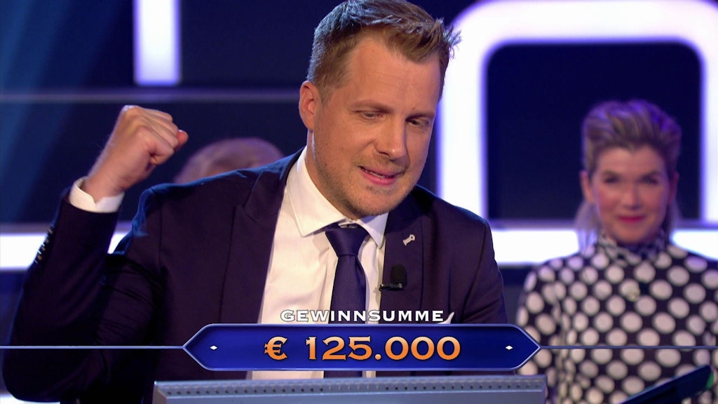 Am Ende verließ Oliver Pocher mit 125.000 Euro das „Wer wird Millionär“-Studio.