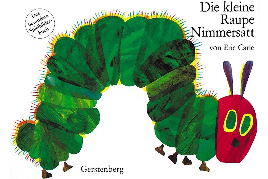 „Die kleine Raupe Nimmersatt», das Werk des Kinderbuchautors Eric Carle wurde weltweit mehr als 50 Millionen mal verkauft. 