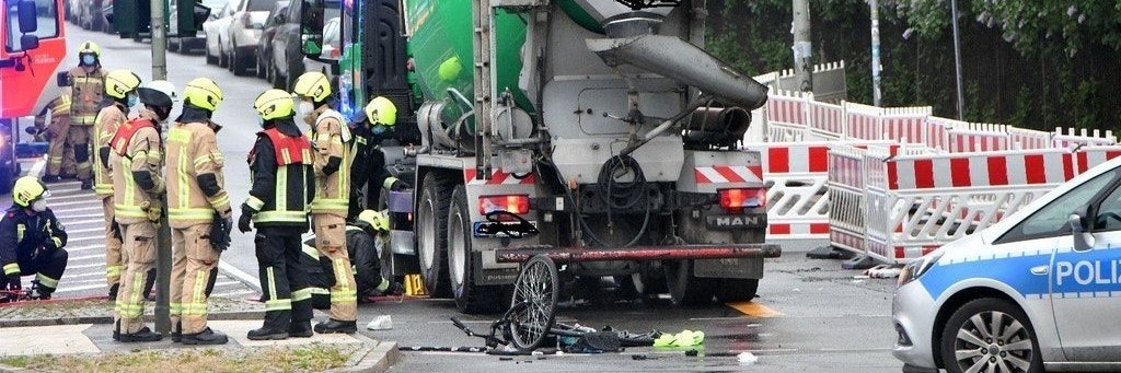 Am 14. Mai kam es zum folgenschweren Abbiegeunfall mit dem Betonmischer auf der Greifswalder Straße.