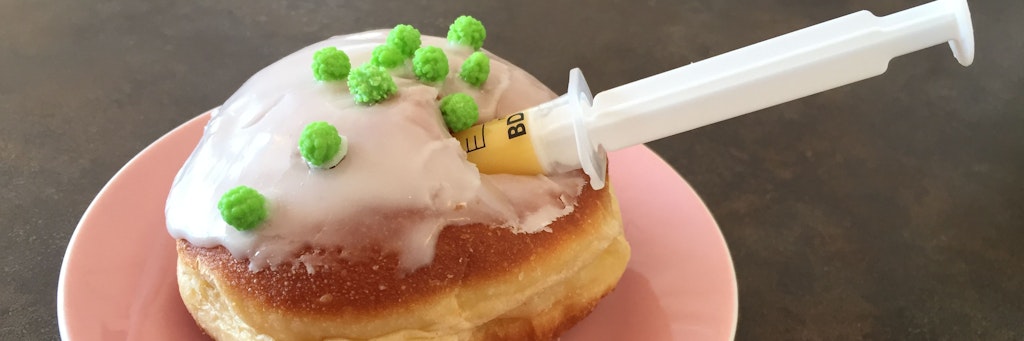 Bei der Donut-Kette Krispy Kreme gab es für jeden Geimpften einen Donut gratis. (Symbolfoto)