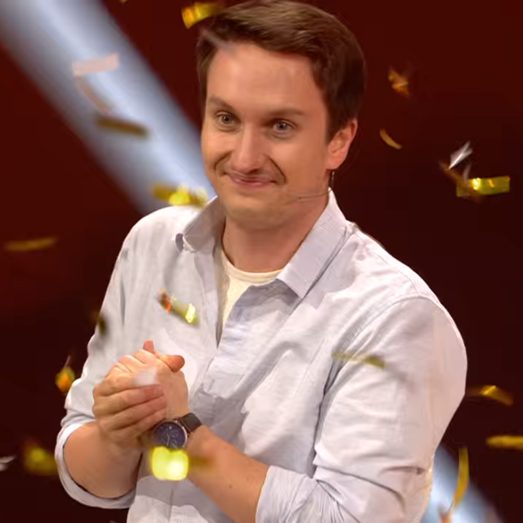 Am Ende gab es für Moritz Radecke Konfetti-Regen und 100.000 Euro!