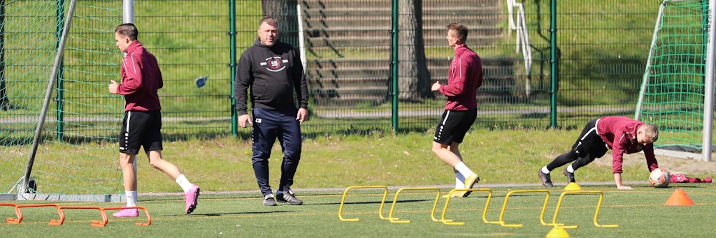 Nach dem Freilos im Viertelfinale hat BFC-Trainer Christian Benbennek noch ein paar Tage mehr Zeit, seine Jungs vorzubereiten.