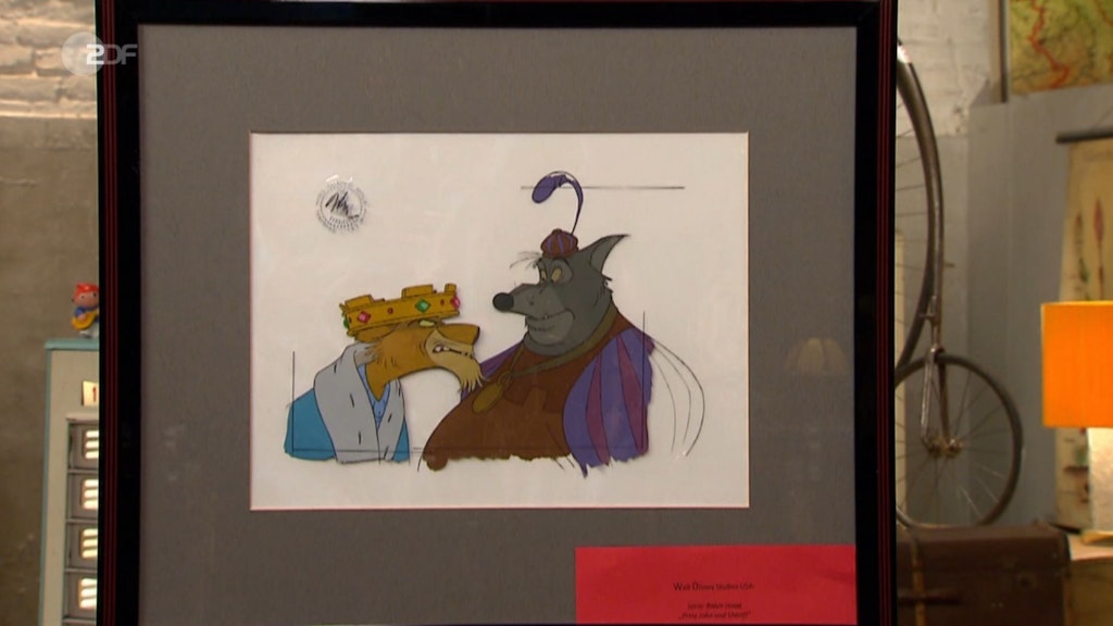 Besonders das Bild aus den Robin-Hood-Film begeistert die Händler bei „Bares für Rares“.