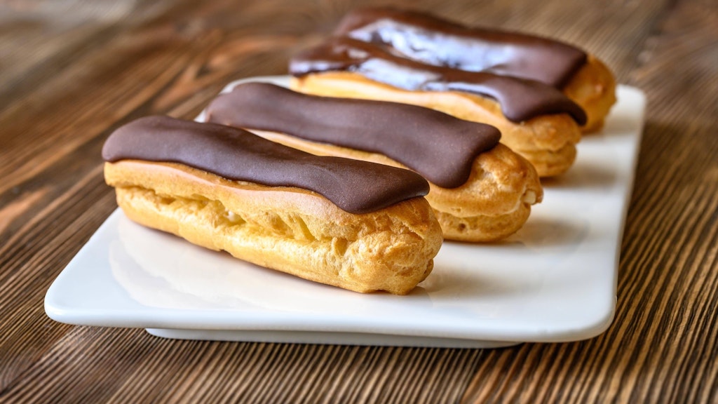 Eclairs sind ideal als süßer Nachtisch oder Leckerei zum Kaffeetrinken.