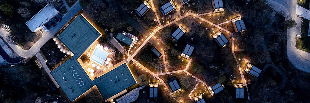 Luftbild des deutschen EM-Quartiers in Herzogenaurach.