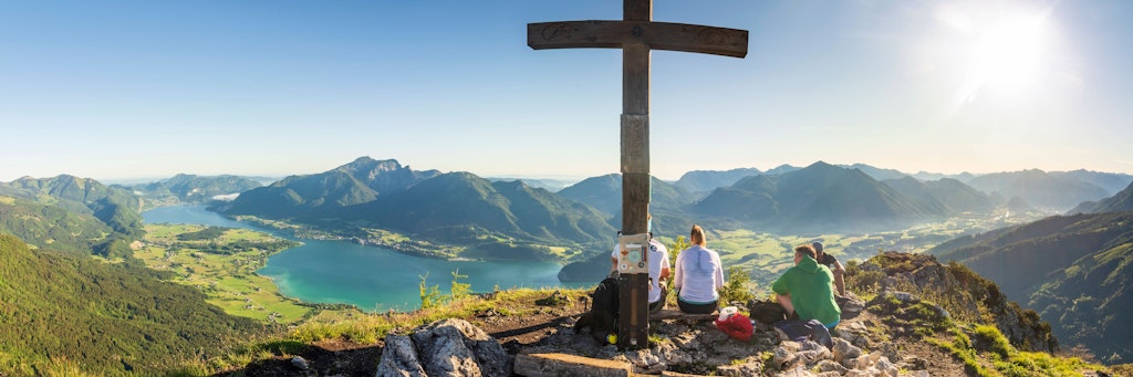 Der Blick auf den Wolfgangsee