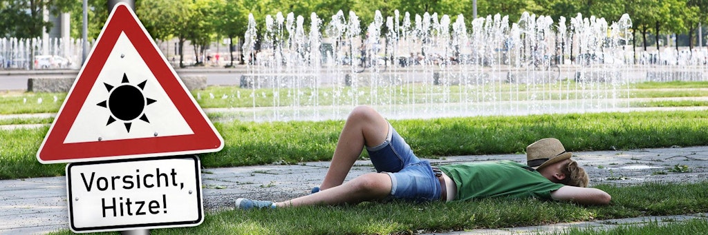Auch in Berlin wird es in der kommenden Woche richtig heiß. Da hilft nur Abkühlung.