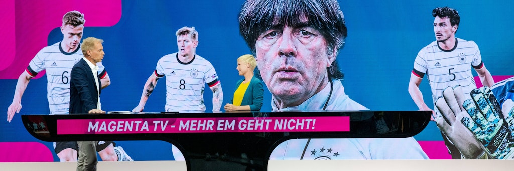 Das EM-Studio von Magenta TV. 