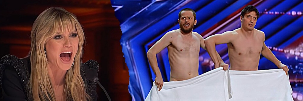 Das Comedy-Duo "„Le Beaux Freres“ sorgte auch bei Heidi Klum („Germanys Next Top Model“) für Erstaunen und Gelächter.
