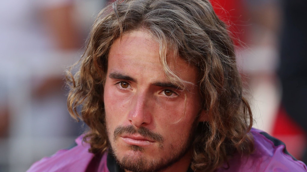 Ließ seinen Emotionen nach dem Match freien Lauf und berichtete vom Tod seiner Oma: Stefanos Tsitsipas 