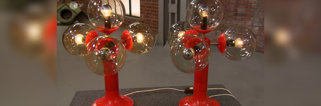 Diese DDR-Lampen stehen bei „Bares für Rares“ zum Verkauf.