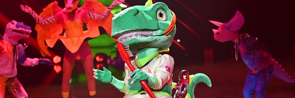 Der Dinosaurier gewann die fünfte Staffel von The Masked Singer.