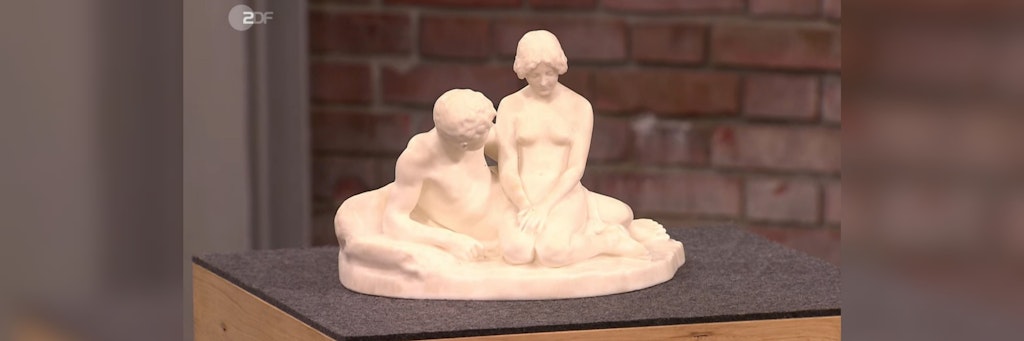 Bei „Bares für Rares“ sucht diese Skulptur einen neuen Besitzer.