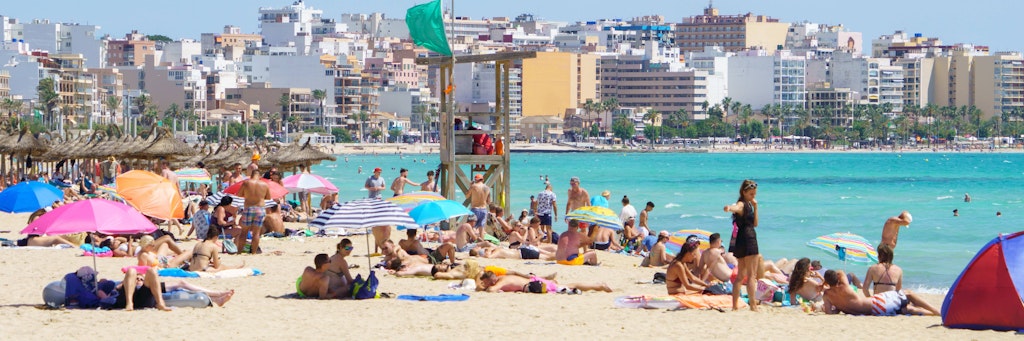 Die Playa de Palma auf Mallorca im Frühsommer 2021