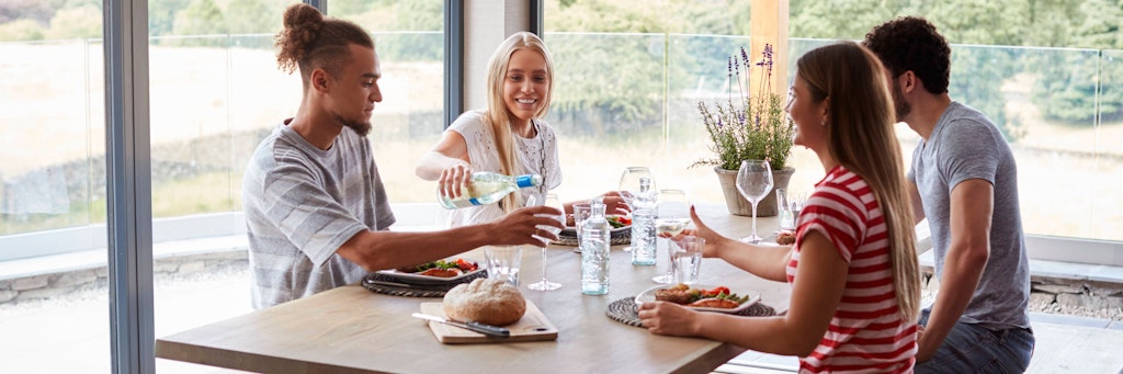 Wer seinen Urlaub im Ferienhaus verbringt, kann so gut und lecker kochen wie zu Hause.