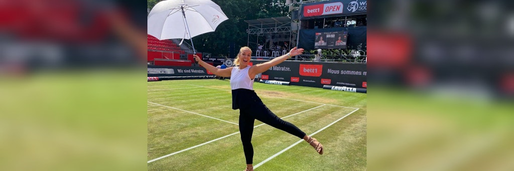 Tanzt schon einmal über den Tennisplatz: Sabine Lisicki. Sehen wir sie bald als Kandidatin in der Tanzshow „Let’s Dance“?