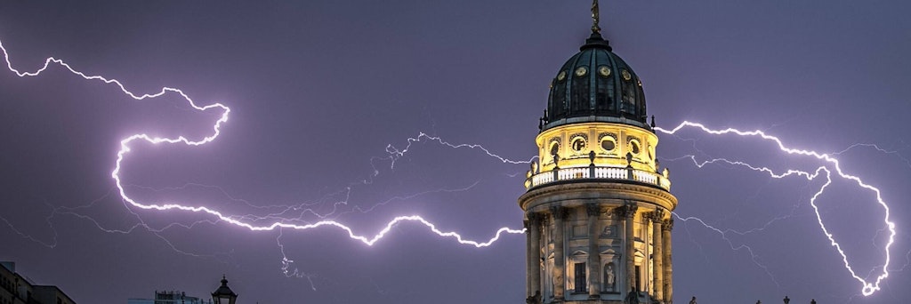 In Berlin könnten die Gewitter über die kommenden Tage ankommen.