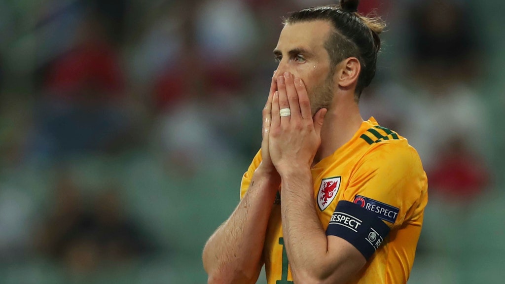 Lieferte bei der EM einen Uli-Hoeneß-Gedächtnismoment: Gareth Bale ballerte einen Elfmeter für Wales gegen die Türkei weit über das Tor.